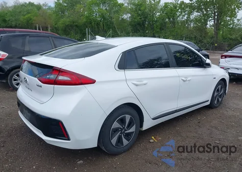 2018 Hyundai Ioniq Hybrid Sel z USA, uszkodzony, nr VIN KMHC75LC0JU064220